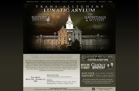 Trans-Allegheny Lunatic Asylum Web Site