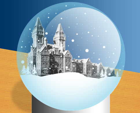 Buffalo State Hospital Snow Globe