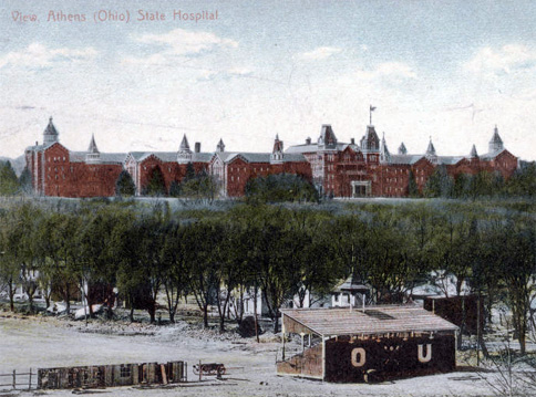 View of Athens State Hospital