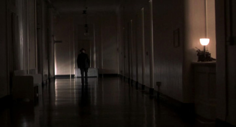 A scene from The Natural showing the interior of the Buffalo State Hospital Kirkbride building