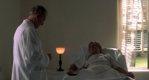 A scene from The Natural showing the interior of the Buffalo State Hospital Kirkbride building